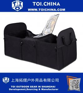 Trunk Storage Organizer with Cooler Compartment